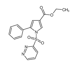 881675-22-5 ethyl 1-(pyridazin-3-ylsulfonyl)-5-phenyl-1H-pyrrole-3-carboxylate