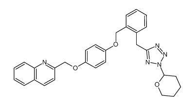 188255-06-3 2-((4-((2-((2-(tetrahydro-2H-pyran-2-yl)-2H-tetrazol-5-yl)methyl)benzyl)oxy)phenoxy)methyl)quinoline