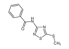 N-(5-methylsulfanyl-1,2,4-thiadiazol-3-yl)benzamide 353254-76-9