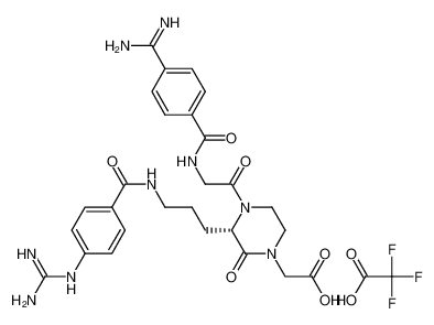 184575-70-0 structure, C29H34F3N9O8