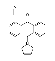 2-[2-(2,5-dihydropyrrol-1-ylmethyl)benzoyl]benzonitrile 898762-91-9