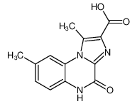 2-(2-hydroxyacetyl)-1,8-dimethylimidazo[1,2-a]quinoxalin-4(5H)-one 164329-73-1