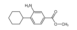 3-amino-4-cyclohexylbenzoic acid methyl ester 191287-06-6