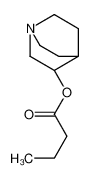 65732-89-0 spectrum, [(3R)-1-azabicyclo[2.2.2]octan-3-yl] butanoate