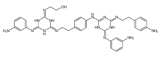 852672-83-4 structure, C36H41N15O