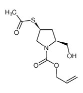 136140-32-4 (2S,4S)-4-乙酰基硫代-2-羟基甲基-1-吡咯烷羧酸-2-丙酯