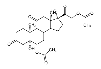 115212-17-4 spectrum, 2-((5R,10R,13S,17R)-6-acetoxy-5,17-dihydroxy-10,13-dimethyl-3,11-dioxohexadecahydro-1H-cyclopenta[a]phenanthren-17-yl)-2-oxoethyl acetate