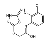 481691-44-5 structure, C10H8Cl2N4OS2