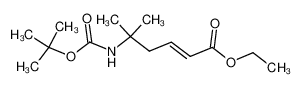 ethyl (2E)-5-(tert-butoxycarbonylamino)-5-methylhex-2-enoate 181646-40-2