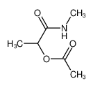 [1-(methylamino)-1-oxopropan-2-yl] acetate 5450-85-1