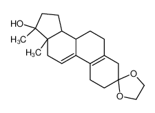 (8S,13S,14S,17S)-13,17-dimethylspiro[1,2,4,6,7,8,12,14,15,16-decahydrocyclopenta[a]phenanthrene-3,2'-1,3-dioxolane]-17-ol 54690-62-9