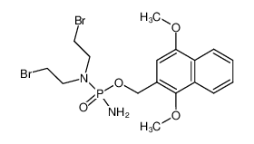 289896-41-9 2-(1,4-dimethoxynaphthyl)methyl N,N-bis(2-bromoethyl)phosphoroamidate