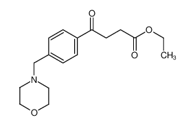 ethyl 4-[4-(morpholin-4-ylmethyl)phenyl]-4-oxobutanoate 898770-81-5