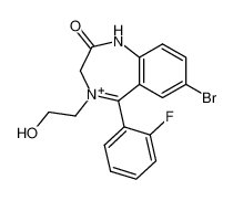 121179-88-2 structure, C17H15BrFN2O2+