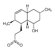 129264-84-2 (1S,2S,4aR,6S,8S,8aS)-1-(nitroethyl)-2,6-dimethyl-8-hydroxy-1,2,4a,5,6,7,8,8a-octahydronaphthalene