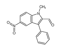 1-methyl-5-nitro-3-phenylindole-2-carbaldehyde 84858-14-0