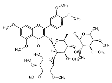 74342-03-3 structure, C45H64O20