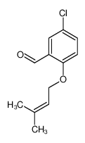 588681-62-3 5-chloro-2-(3-methylbut-2-enoxy)benzaldehyde