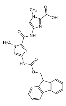 4-[[[4-[(9-fluorenylmethoxycarbonyl)amino]-1-methylimidazol-2-yl]carbonyl]amino]-1-methylimidazole-2-carboxylic acid 1238707-08-8