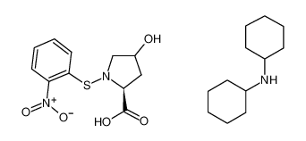 N-cyclohexylcyclohexanamine,(2S)-4-hydroxy-1-(2-nitrophenyl)sulfanylpyrrolidine-2-carboxylic acid 7675-54-9