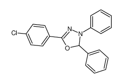 79071-44-6 5-(4-chlorophenyl)-2,3-diphenyl-2,3-dihydro-1,3,4-oxadiazole