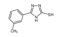 5-(3-methylphenyl)-1,2-dihydro-1,2,4-triazole-3-thione 75218-27-8