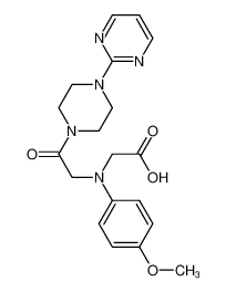 {(4-Methoxyphenyl)[2-oxo-2-(4-pyrimidin-2-ylpiperazin-1-yl)ethyl]amino}acetic acid 1142205-41-1