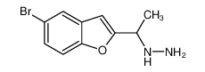 1-(5-bromo-1-benzofuran-2-yl)ethylhydrazine 1016699-44-7