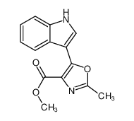 61364-28-1 methyl 5-(1H-indol-3-yl)-2-methyl-1,3-oxazole-4-carboxylate