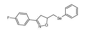 833462-37-6 spectrum, 3-(4-fluorophenyl)-5-(phenylselanylmethyl)-4,5-dihydro-1,2-oxazole