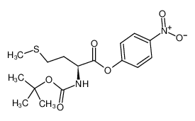 N-[(1,1-二甲基乙氧基)羰基]-L-蛋氨酸 4-硝基苯基酯