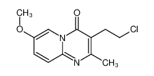 3-(2-chloroethyl)-7-methoxy-2-methylpyrido[1,2-a]pyrimidin-4-one 147662-99-5