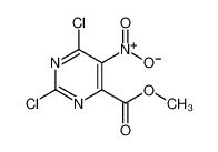 Methyl 2,6-dichloro-5-nitropyrimidine-4-carboxylate 52047-13-9