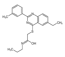 606131-40-2 structure, C22H25N3OS