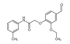 2-(2-ethoxy-4-formylphenoxy)-N-(3-methylphenyl)acetamide 247592-66-1