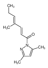 83612-58-2 3,5-dimethyl-1-[(E,E)-4'-methylhepta-2',4'-dienoyl]pyrazole