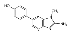 4-(2-amino-1-methylimidazo[4,5-b]pyridin-6-yl)phenol 126861-72-1