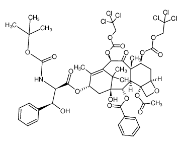 114915-26-3 structure, C49H55Cl6NO18