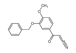 35118-12-8 1-(3-benzyloxy-4-methoxy-phenyl)-2-diazo-ethanone