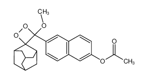 110347-74-5 6-(4'-methoxyspiro[adamantane-2,3'-[1,2]dioxetan]-4'-yl)naphthalen-2-yl acetate