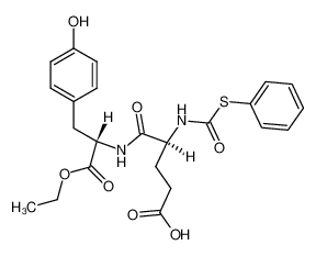 115893-03-3 N-(N-phenylsulfanylcarbonyl-L-α-glutamyl)-L-tyrosine ethyl ester