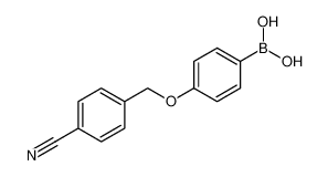 [4-[(4-cyanophenyl)methoxy]phenyl]boronic acid 1256355-70-0