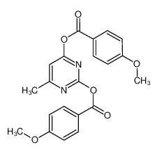 1228460-45-4 6-methylpyrimidine-2,4-diyl bis(4-methoxybenzoate)