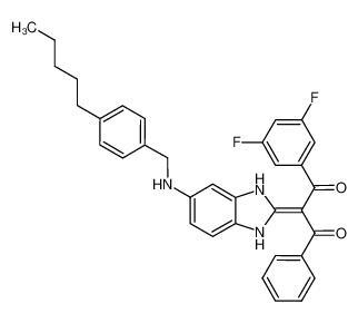 388597-61-3 structure, C34H31F2N3O2