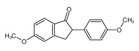 7478-21-9 5-methoxy-2-(4-methoxyphenyl)-2,3-dihydroinden-1-one