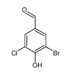 3-溴-5-氯-4-羟基苯甲醛