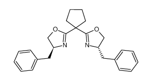 (4S,4'S)-2,2'-(cyclopentane-1,1-diyl)-bis(4-benzyl-4,5-dihydrooxazole) 1003886-05-2