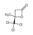 (4R)-4-methyl-4-(trichloromethyl)oxetan-2-one 93239-42-0