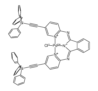 845513-73-7 structure, C58H40ClN5PdSi2++