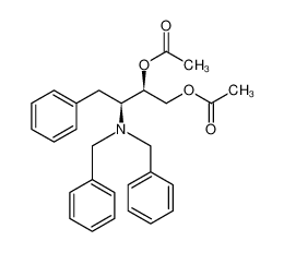 (2R,3s)-o,o-二乙酰基-3-二苄基氨基-4-苯基-1,2-丁二醇